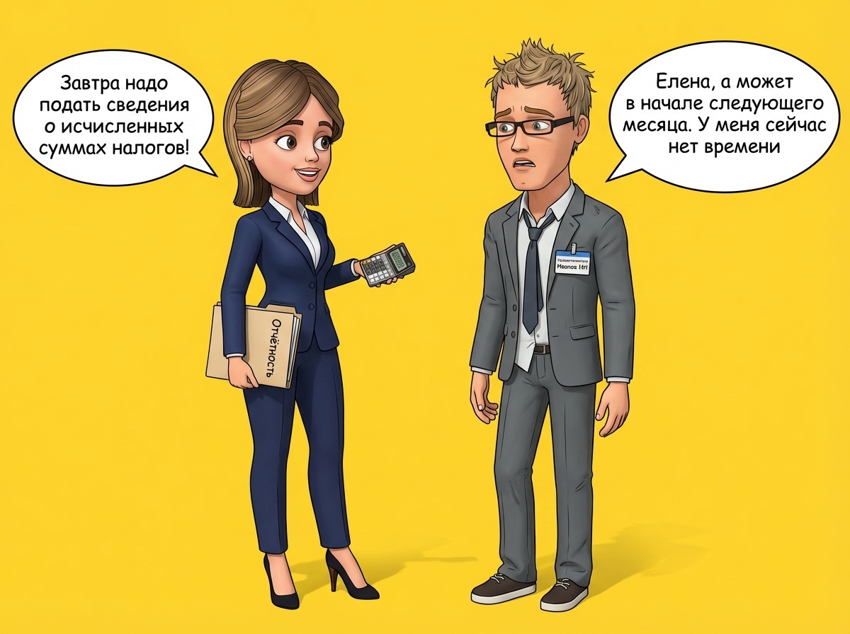 Подавайте сведения о суммах налогов вовремя