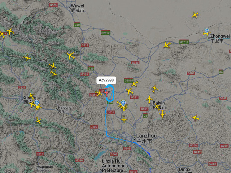     Фото: скриншот сайта flightradar24.