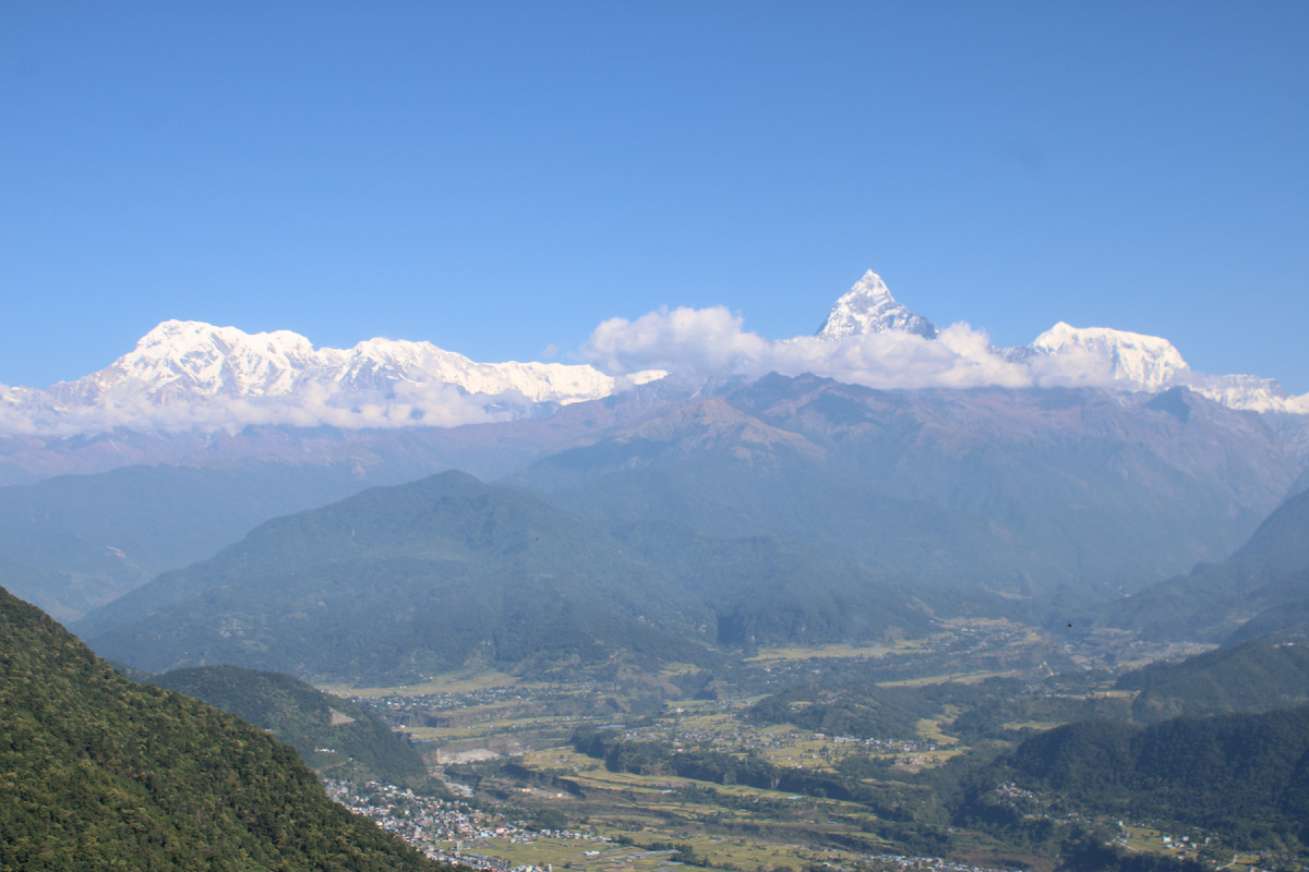 Вид на долину Покхары в целом