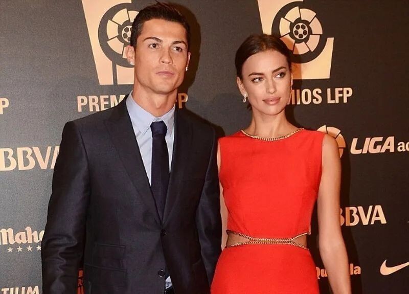 Ирина Шейк и Криштиану Роналду.