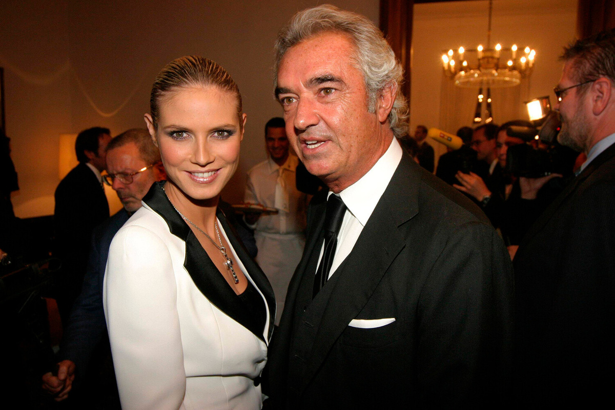 Хайди Клум и Флавио Бриаторе.