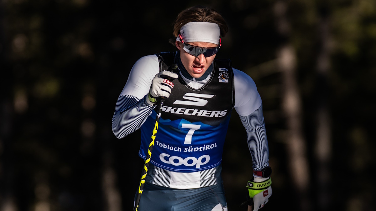    Савелий Коростелев на этапе "Тур де Ски" 29 декабря 2025 года. Фото: GLOBAL LOOK PRESS