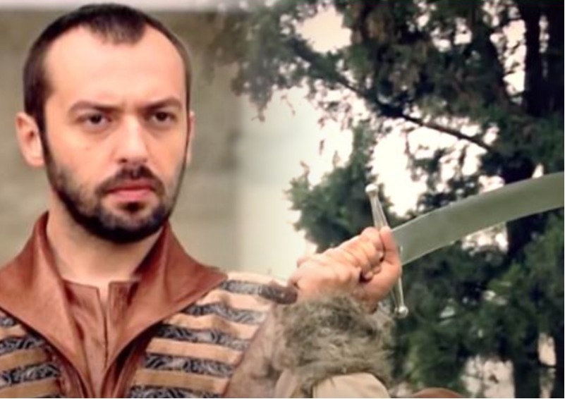 Авторский коллаж с использованием фрагментов турецкого сериала "Великолепный век", Хюррем и Фирузе
