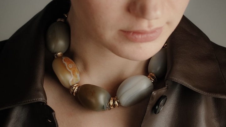 Мода2026/крупные натуральные камни премиум класса 