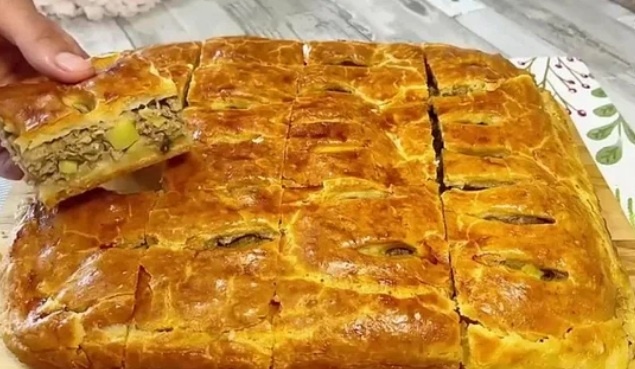 ПИРОГ С МЯСОМ.