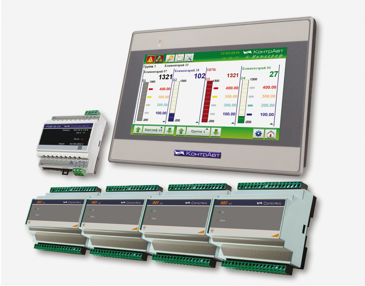 Рис. 1. Внешний вид видеографического регистратора ИНТЕГРАФ-1100
