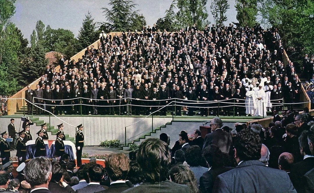 8 мая 1980 года, Белград. 4 короля, 31 президент, 6 принцев, 22 премьер-министра и 47 министров иностранных дел на похоронах Иосипа Броза Тито.