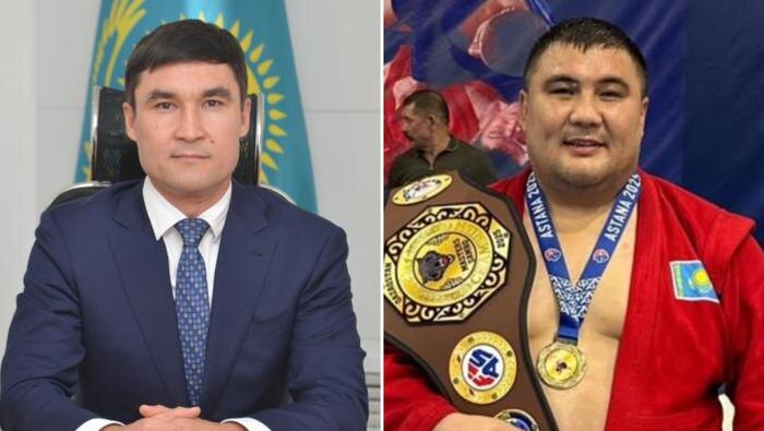 Серик Сапиев и Даурен Есимханов. Обложка © gov.kz / Instagram (признан экстремистской организацией и запрещён на территории Российской Федерации)/ daurenesimkhanov