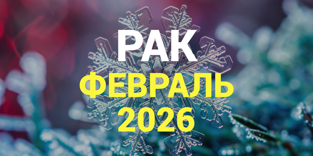 ♋РАК гороскоп на ФЕВРАЛЬ 2026