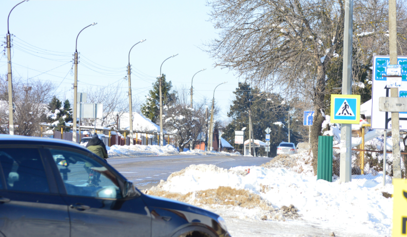 Фото автора. 21.01.2026. Зимняя дорога на окраине города.