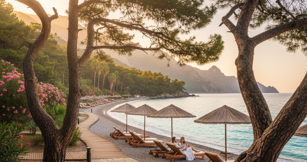 Лучшие санатории Пицунды 2026: место, где целебный сосновый лес встречается с морем