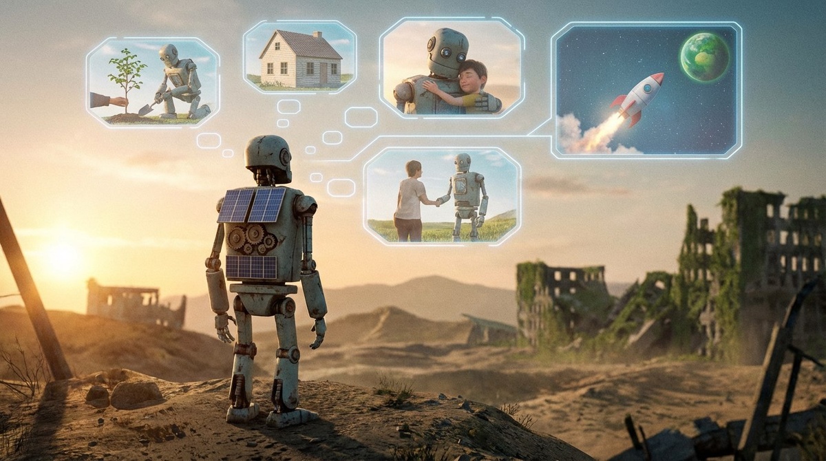 робот, который думает, что ему нужно сделать