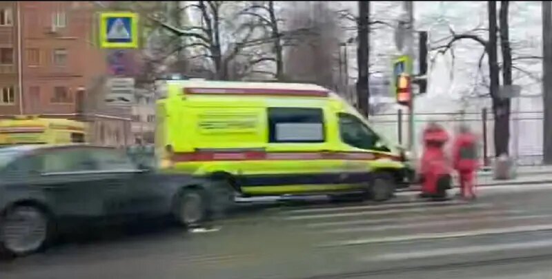    Фото: стоп-кадр видео из телеграм-канале Мегаполис | ДТП и ЧП | Санкт-Петербург | Питер