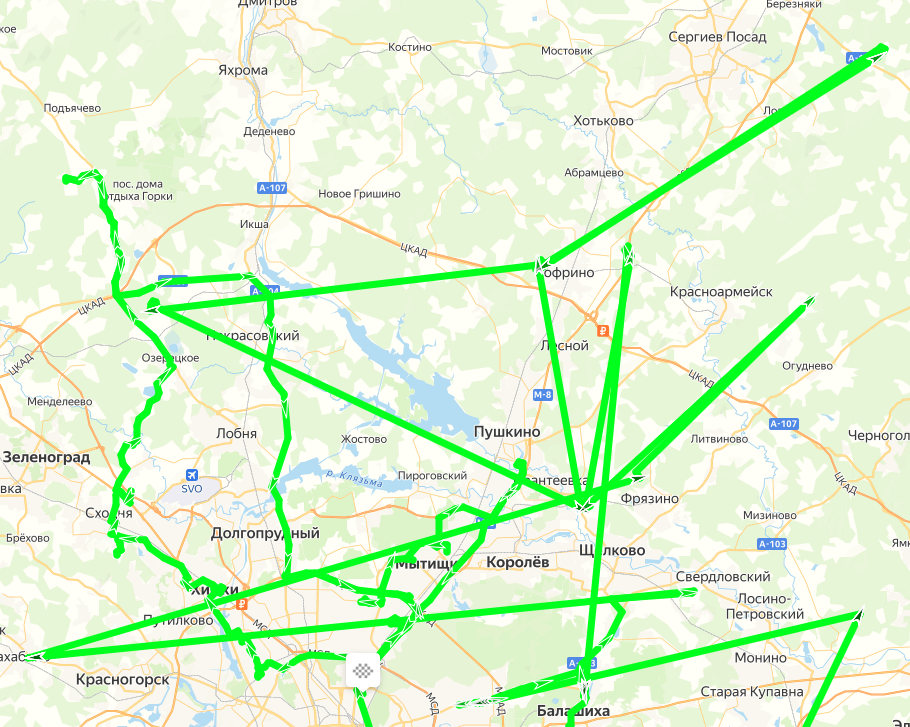 «Скачки» объекта на карте при глушении сигнала