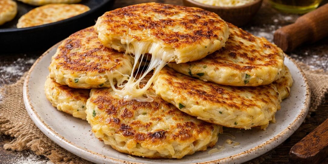 Сырные лепёшки за 10 минут — рецепт, который реально ВЫРУЧАЕТ