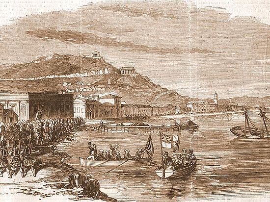 Шотланцы в центре Керчи