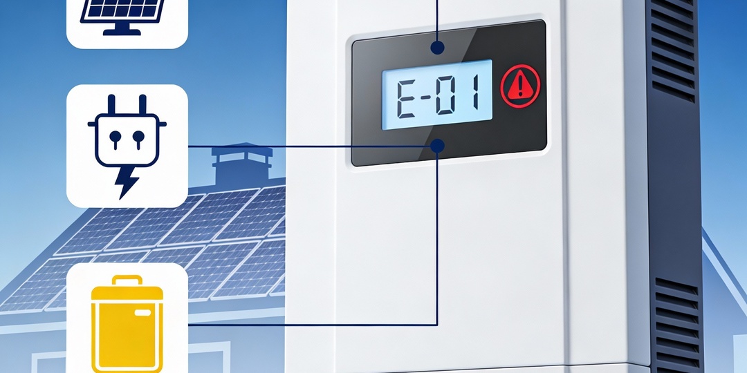 ТОП ошибок инвертора: что означает код на экране и что проверить за 5 минут