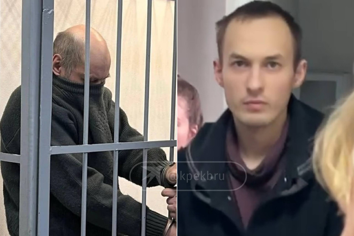 Владимир Петров (справа) заманивал детей к Смышляеву (слева)