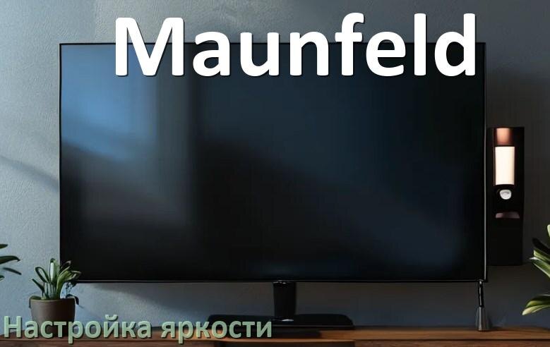 
Как на телевизоре Maunfeld настроить яркость экрана прибавить и уменьшить