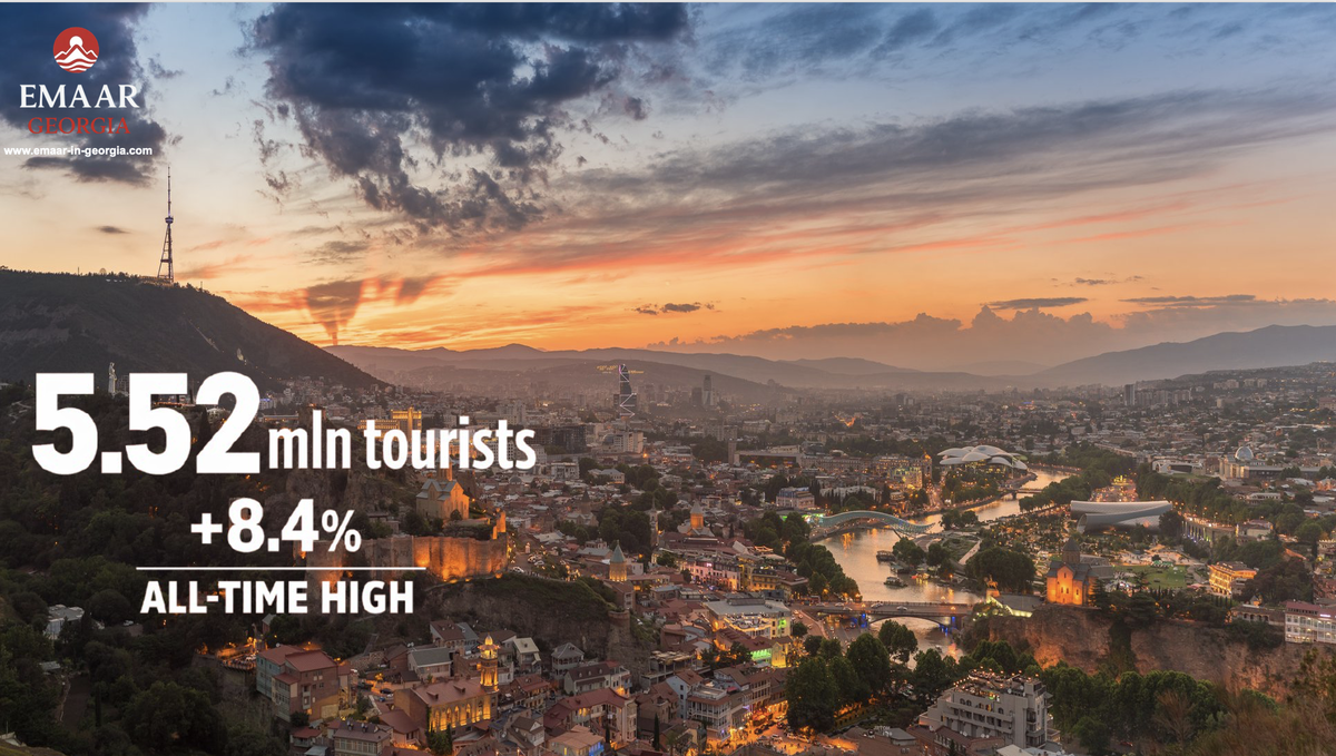 Новый рекорд в истории Грузии по количеству туристов 
