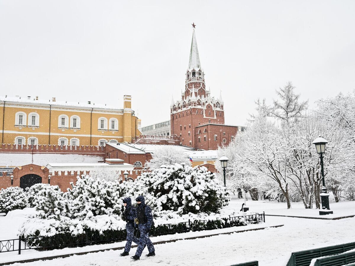    Александровский сад и Московский Кремль | © РИА Новости / Кристина Кормилицына