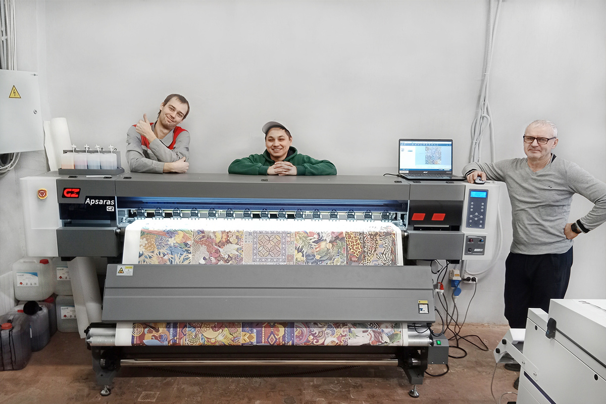 В компании Travel Plus запущен текстильный сублимационный принтер GongZheng Apsaras G2.