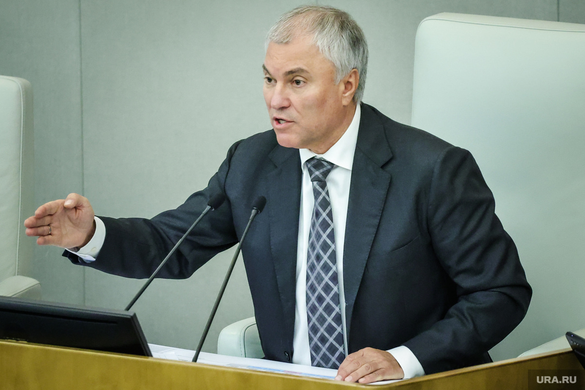 По словам Володина, новый закон повысит эффективность и прозрачность учета иностранцев в России. Фото: Роман Наумов © URA.RU