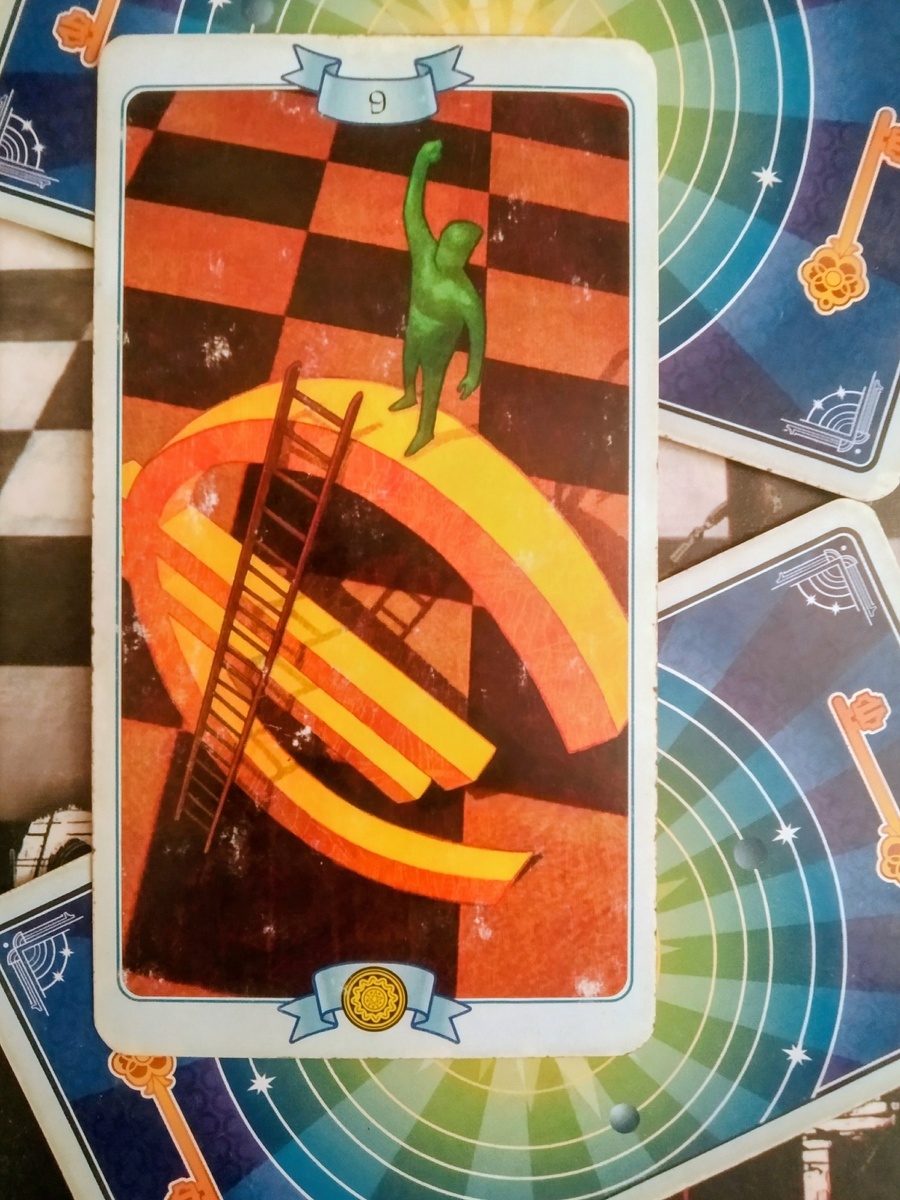 9 пентаклей из Таро Закон притяжения