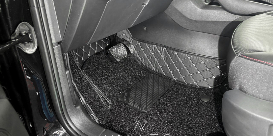 3D коврики из экокожи в салон и багажник Skoda Karoq