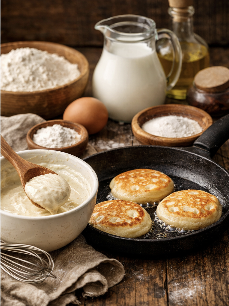 Процесс жарки, чтобы не превратить в блины