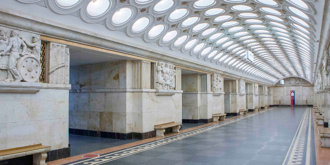 Синяя ветка. От «Партизанской» до «Площади Революции»