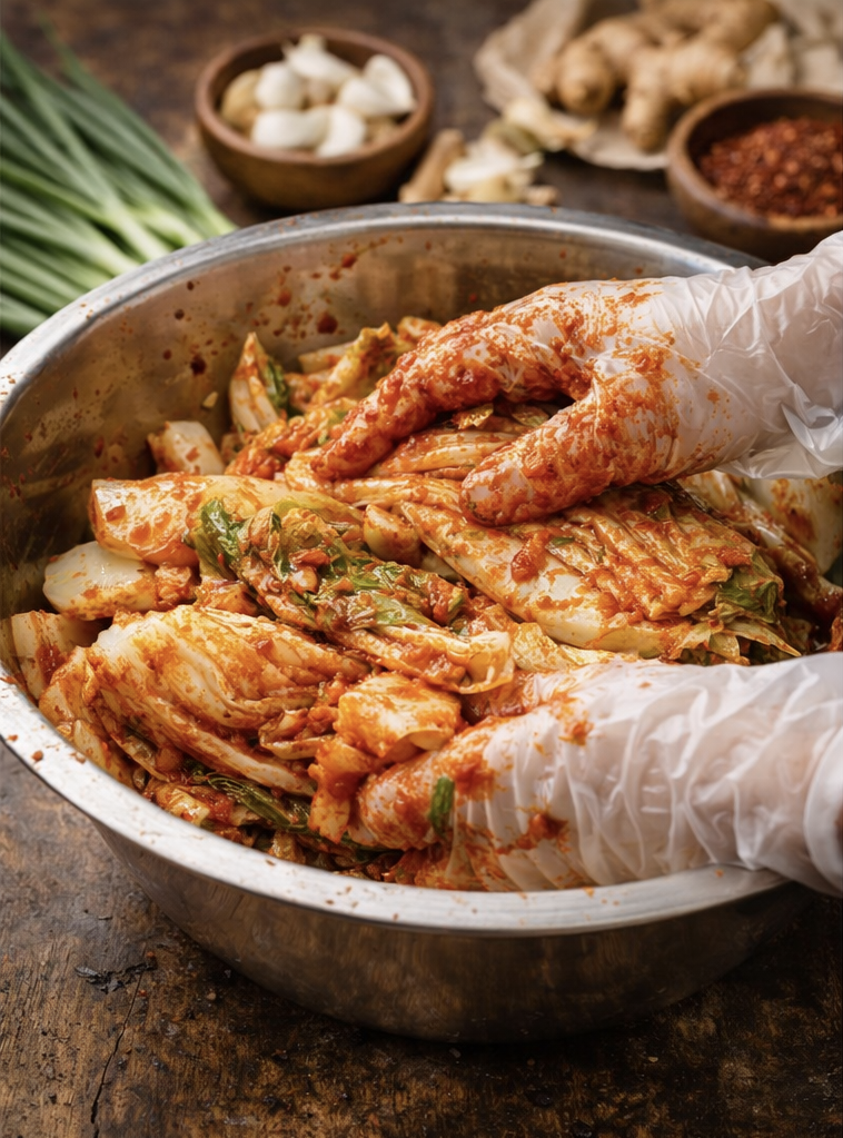 Чистота основа успеха в кимчи!