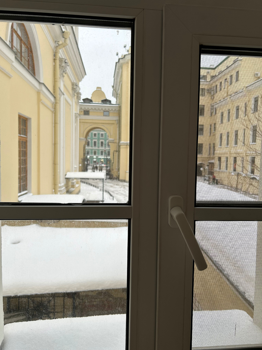 Фото автора. Наш вид из окна 