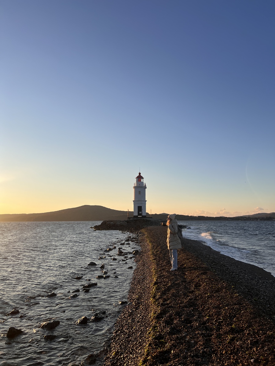 маяк Токаревского на рассвете❤️