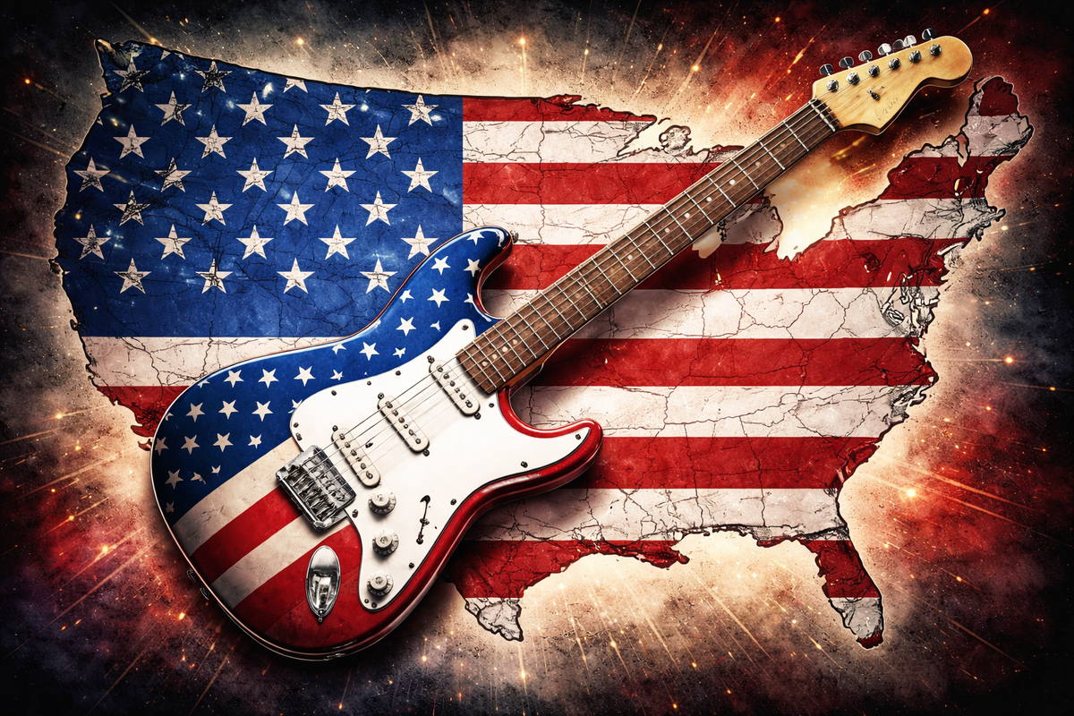 Хотели бы такую гитару себе?