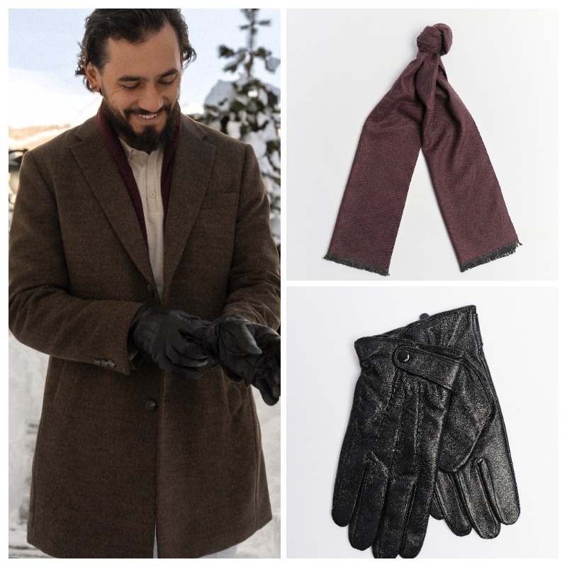 Для того, чтобы на прогулке чувствовать себя комфортно, выбирайте одежду из натуральных материалов с примесью шерсти. Тонкий, но мягкий джемпер в стиле поло, шарф и пальто создают достаточно комфортный образ, который можно видоизменять в процессе прогулки