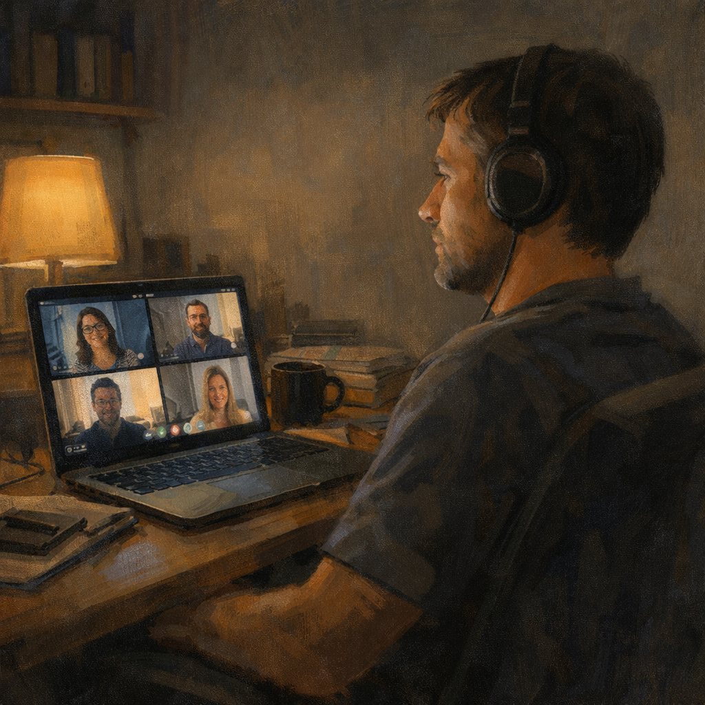 Рутина онлайн созвона, постановка задач