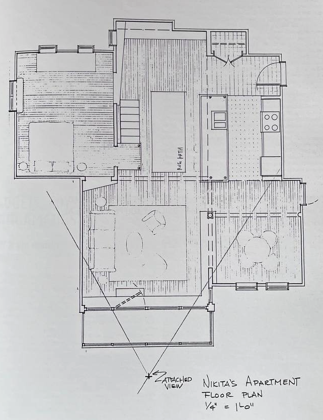 План-схема квартиры Никиты