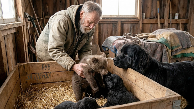 Собака принесла «лишнего» щенка. Тихон присмотрелся и похолодел: у малыша не было хвоста, зато были когти.