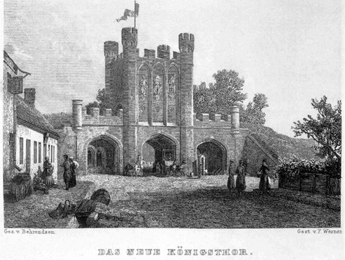 Королевские ворота. 1849 год.