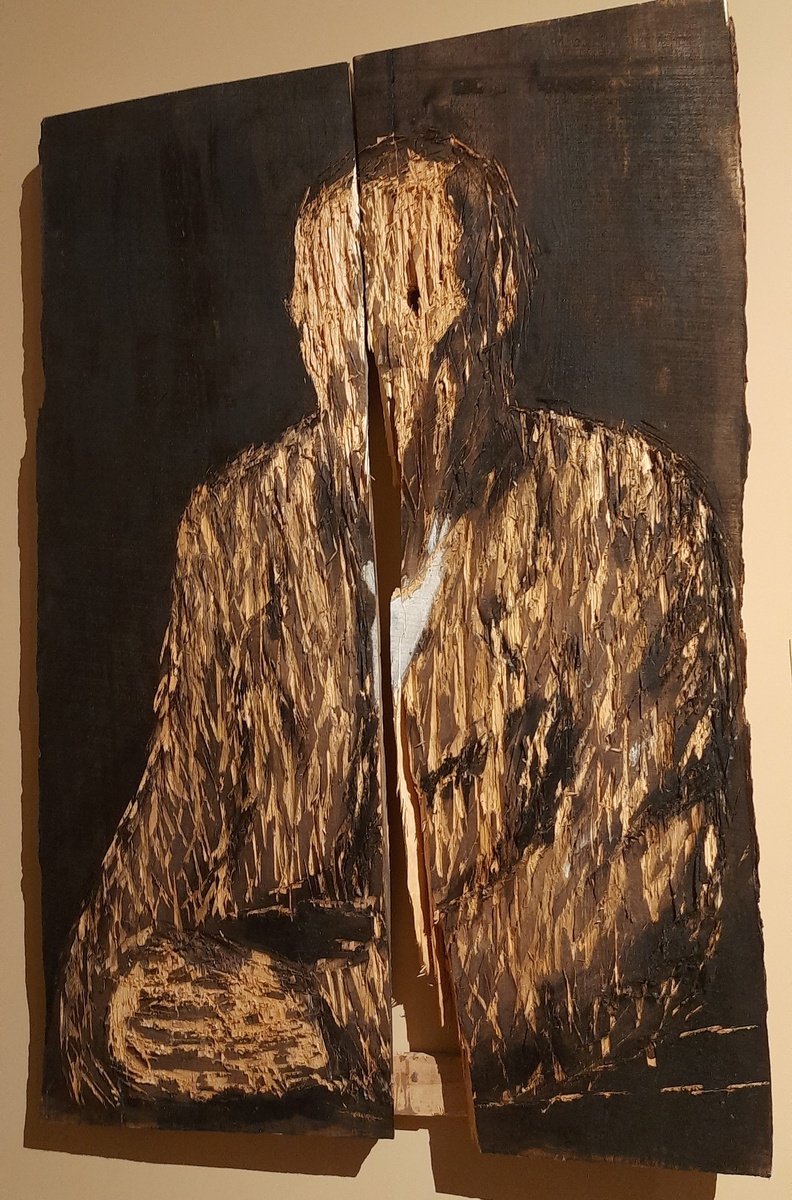 Достоевский. Нестор Энгельке, 2020г. Дерево, топоропись