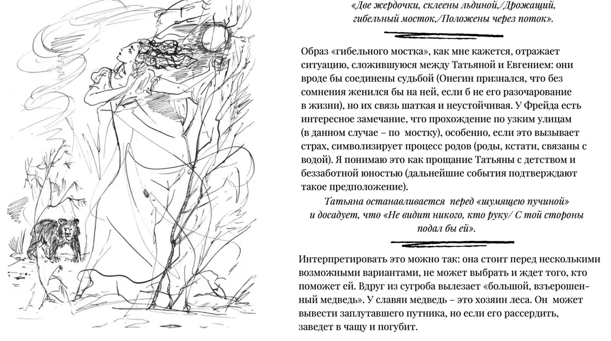 Сон Татьяны, продолжение – на следующем слайде.