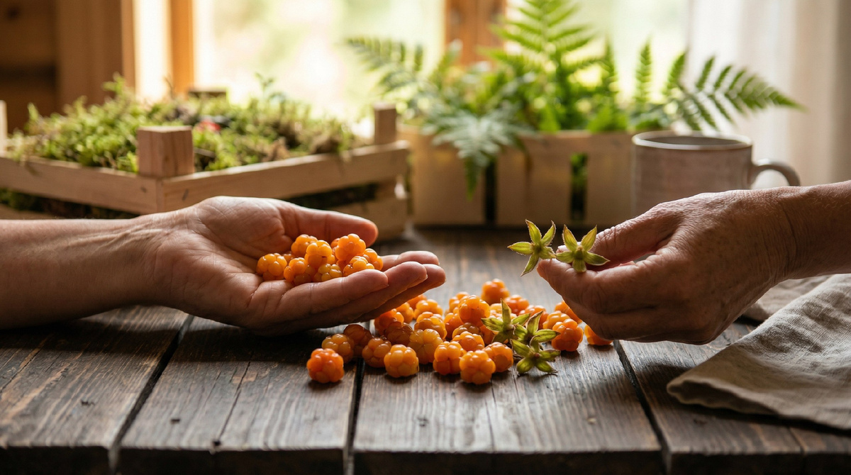 Чашелистики морошки - золото Карелии