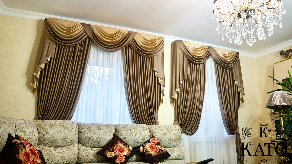 Шторы с ламбрекеном 