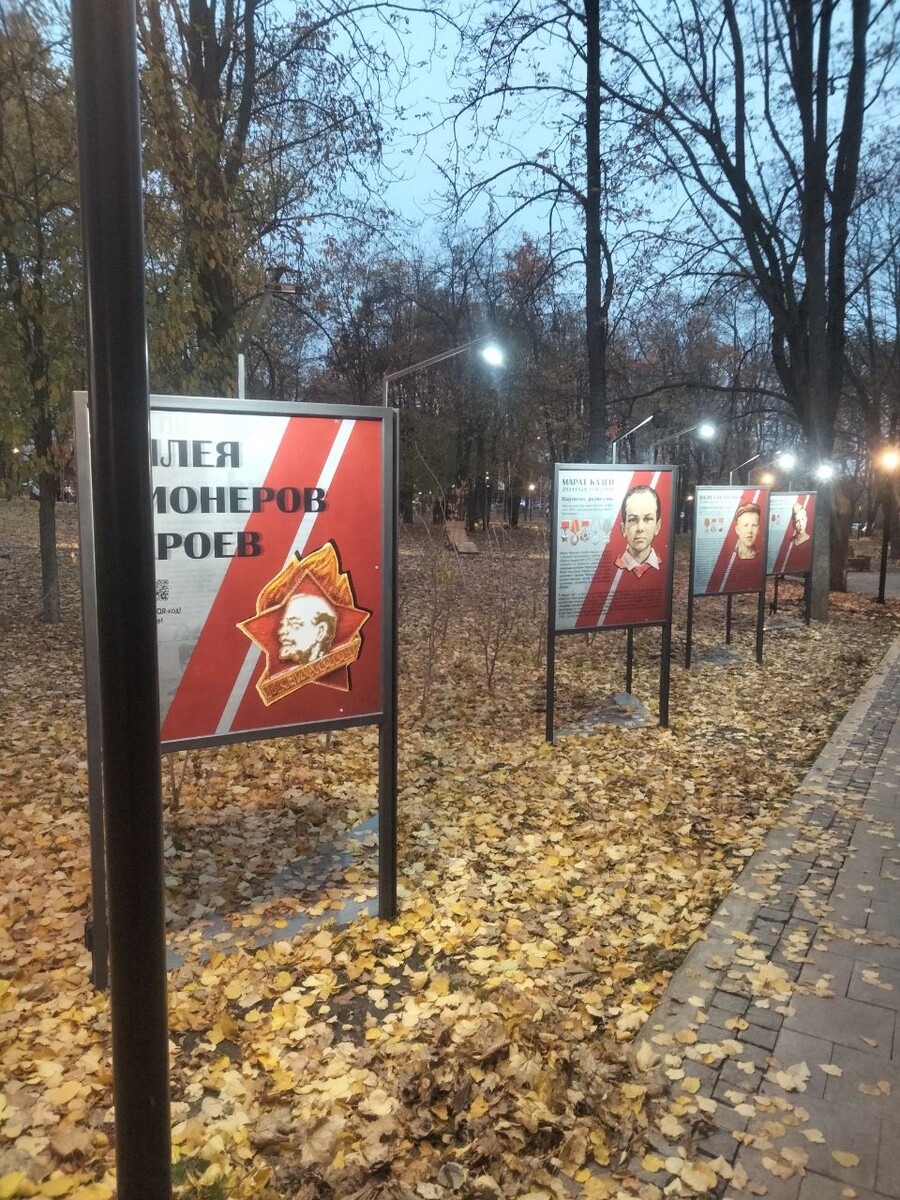 Аллея в Парке пионеров и школьников 