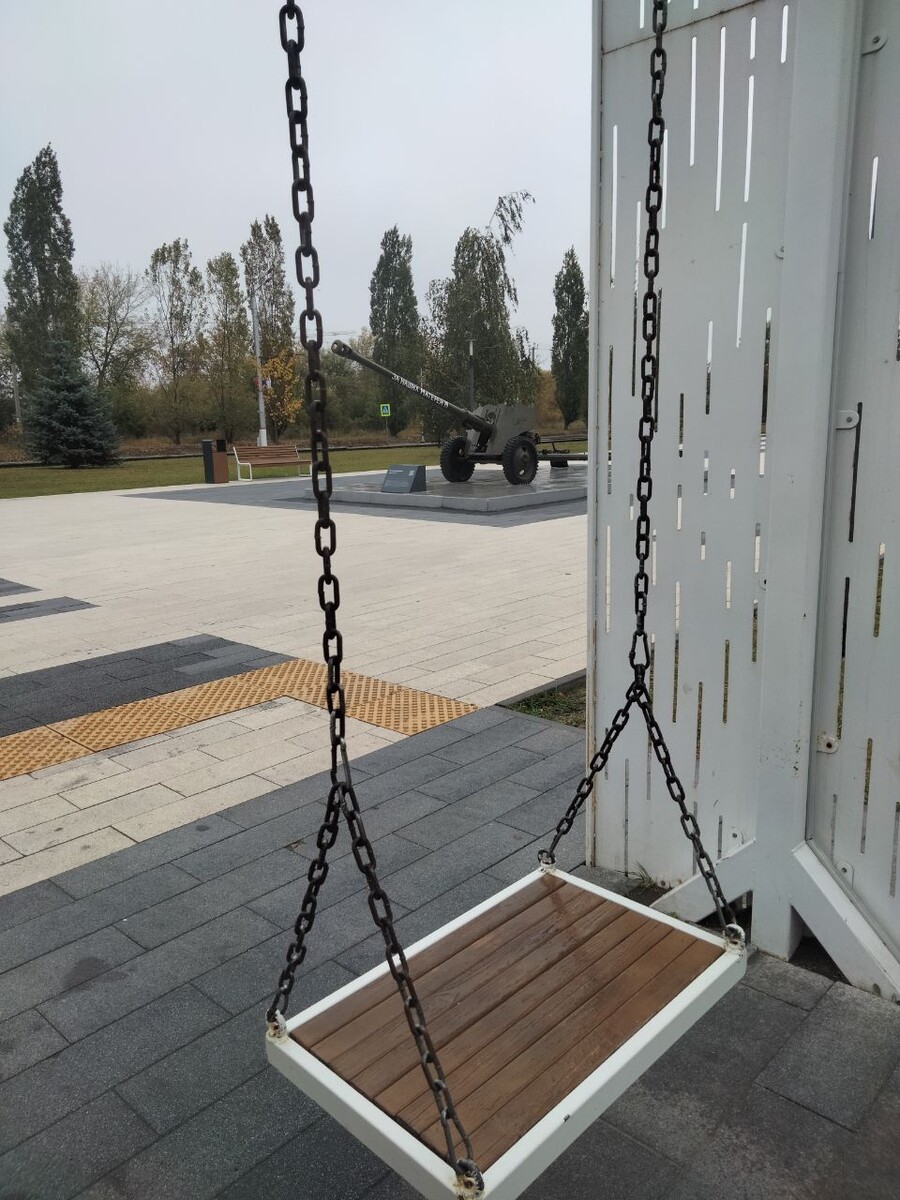 На площади Парка Победы. Курск 