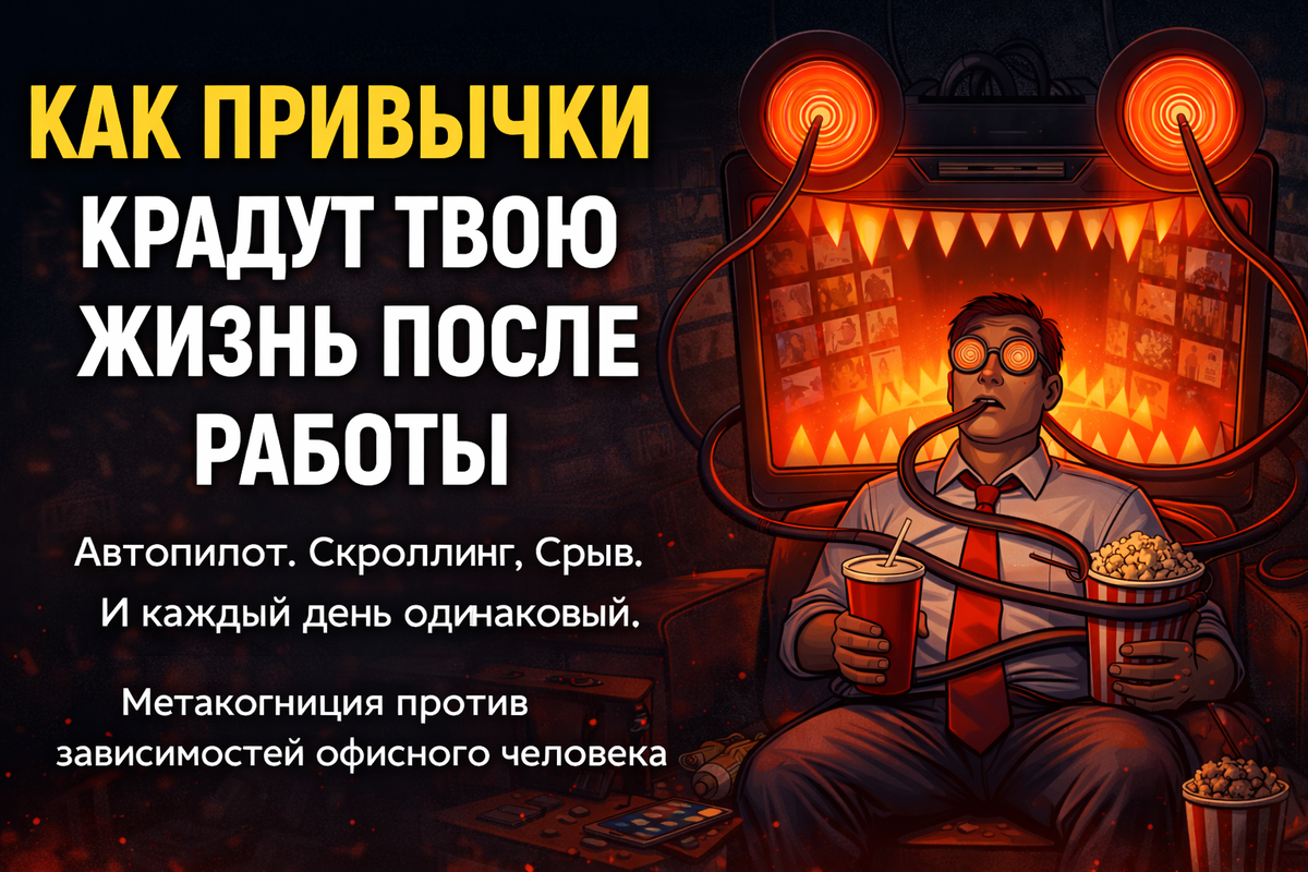 Офис, автопилот и вредные привычки: как метакогниция и «японский ритм» реально перепрошивают поведение