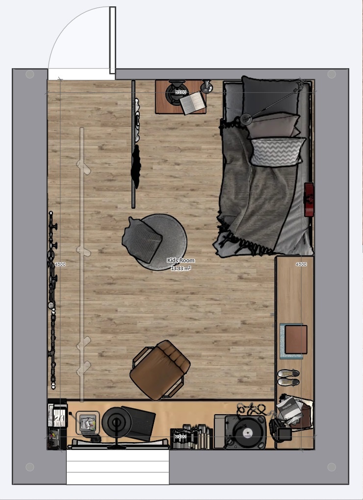 План расстановки мебели