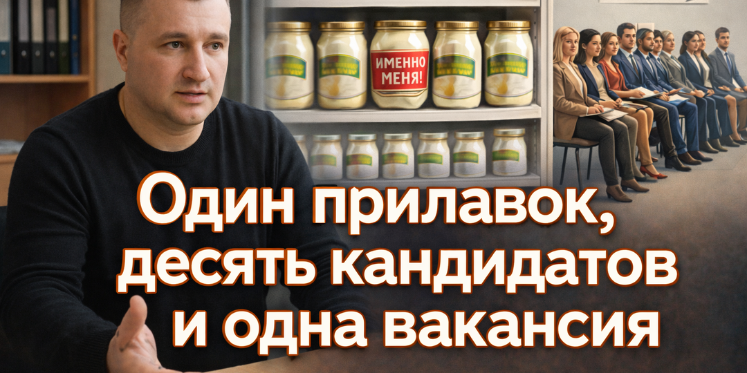 Один прилавок, десять кандидатов и одна вакансия