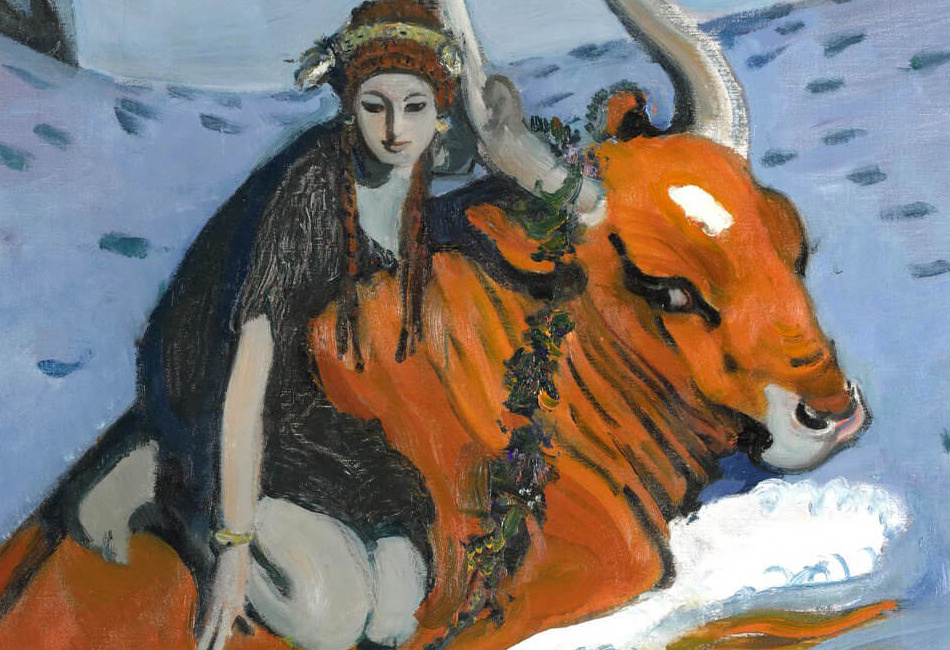 Валентин Серов «Похищение Европы», 1910г. (фрагмент)